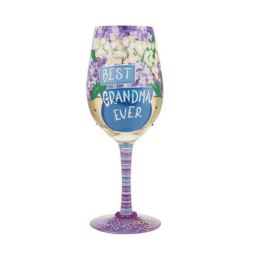 Wine Glass Best Grandma Ever Lolita