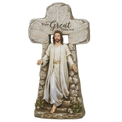 Joseph Studio Figurine Jésus sortant du tombeau de 15,25 po de hauteur 