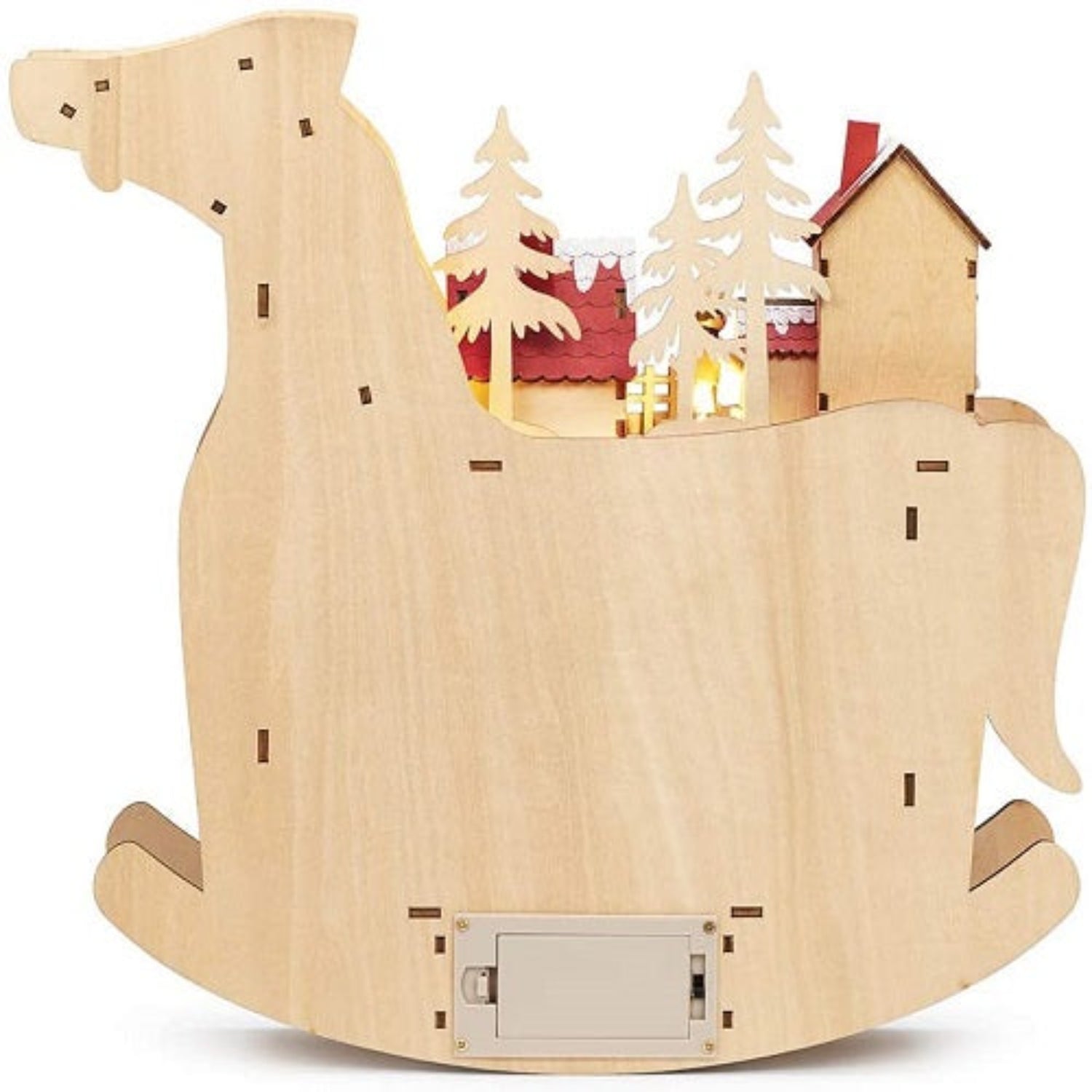 Roman 12.75" LED Countdown Rocking Horse