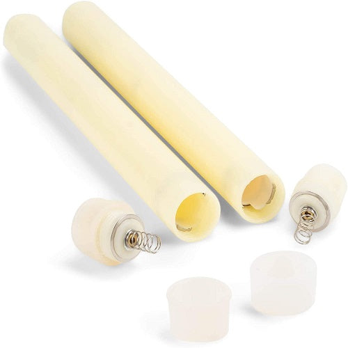 Roman Flameless LED Wax Taper Candles 9"H Ivory 3-D Motion