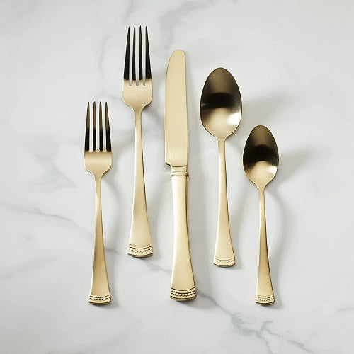 Portola Gold 20-Piece Flatware Set by Lenox