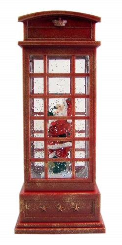 Roman LED with Fan Swirl Confetti Phone Booth With Santa