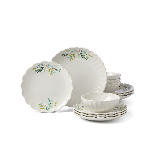 French Perle Berry 12-Piece Set By Lenox