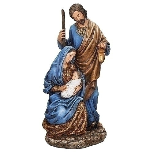 Holy Family Blue & Gold Figure by Josephs Studio