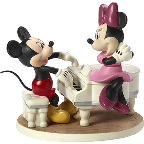Moments précieux Notre amour est une douce mélodie musicale Mickey et Minnie