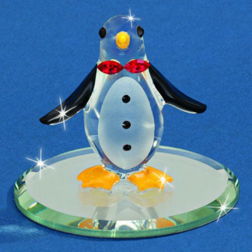 Glass Baron Mr Penguin Figurine - Ria's Hallmark & Jewelry Boutique