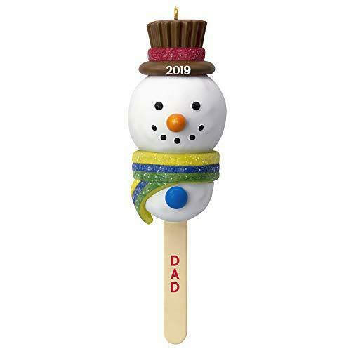 2019 Year Dated Dad Cake Pop Snowman
