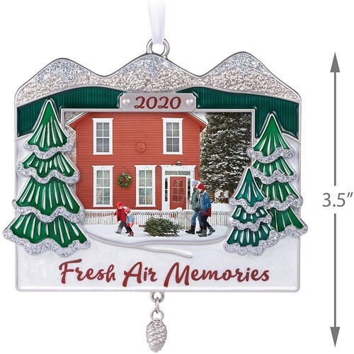 Ornament 2020 Mountainous Memories Picture Frame