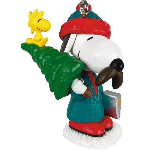Miniature 1.26"  Ornament 2021 Peanuts Winter Fun with Snoopy