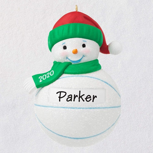 Ornament 2020 Basketball Snowman, DIY Personalized