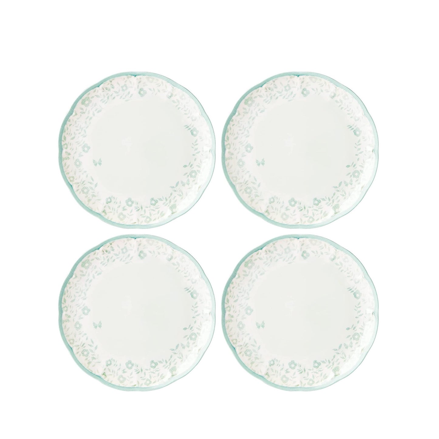 Butterfly Meadow Cottage 4-Piece Dinner Plates By Lenox