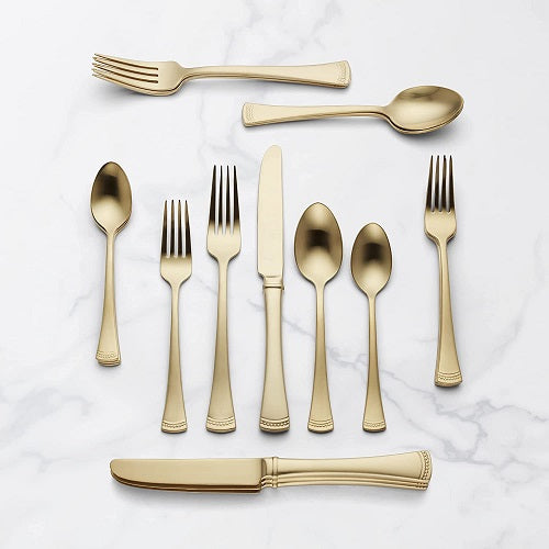 Portola Gold 20-Piece Flatware Set by Lenox