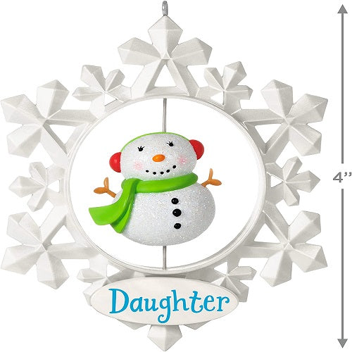 Ornament 2021 Daughter Snowflake