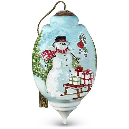 NeQwa Art House In Winter Woods Limited Edition Ornament