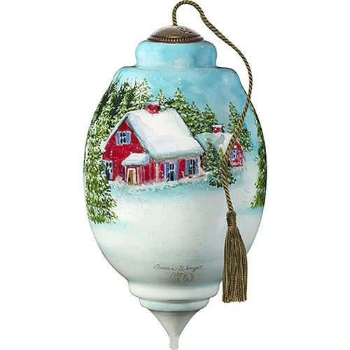 NeQwa Art House In Winter Woods Limited Edition Ornament