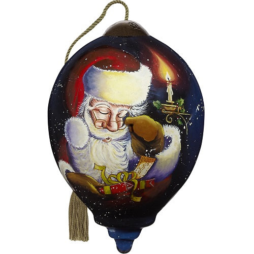 The Magic Of Christmas Ornament Hand-Painted Glass Ornament by Ne'Qwa