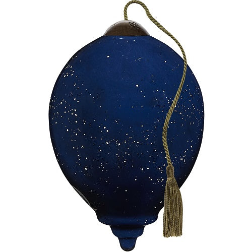 The Magic Of Christmas Ornament Hand-Painted Glass Ornament by Ne'Qwa