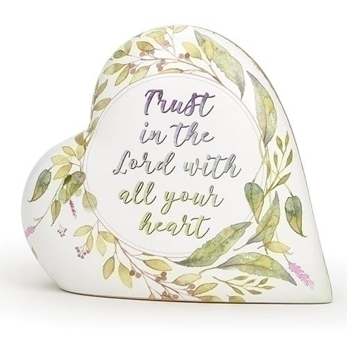 Trust Lord 3.5" Heart Love Notes Musical by Roman