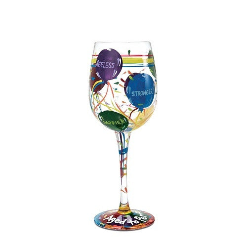 Lolita Wine Glass Aged to Perfection - Ria's Hallmark & Jewelry Boutique