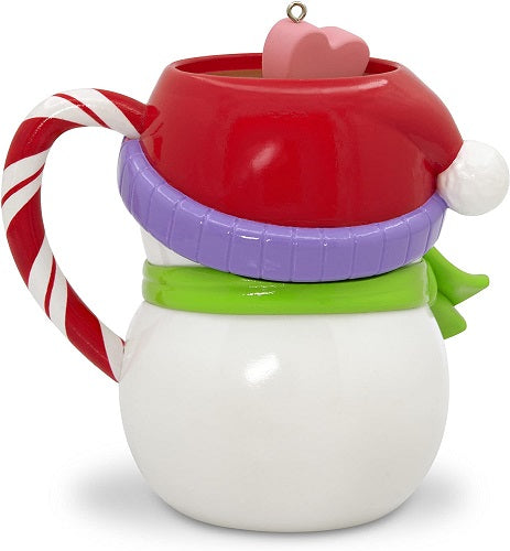 Mom Snowman Mug Keepsake 2018 Christmas Ornament