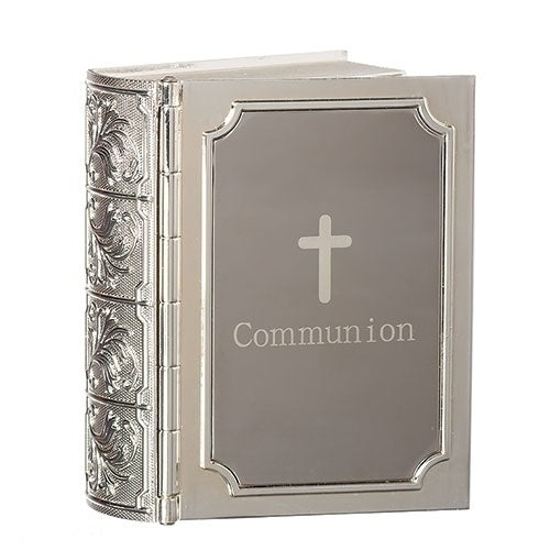 3.5"H Communion Bible Keepsake Box - Ria's Hallmark & Jewelry Boutique