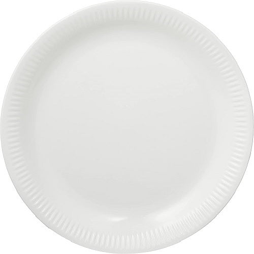 Assiette plate blanche Profile, lot de 4 par Lenox