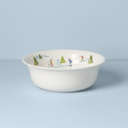 Profile Snow Day Serving Bowl By Lenox