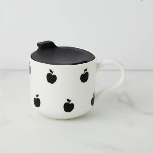 Kate Spade New York Vintage Apple Toss Comfort Mug With Lid