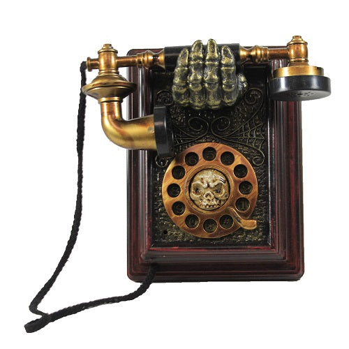 Roman Halloween Frightful Vintage Telephone with Motion and Sound