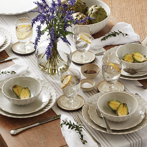 French Perle Scallop 12-Piece Set by Lenox