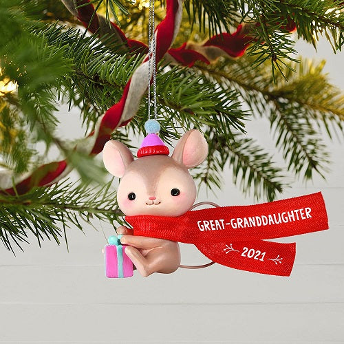 Ornament 2021, Great-Granddaughter Mouse