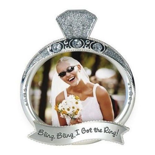 Malden Bling Bling Ring 4" x 3 3/8" Photo Frame - Ria's Hallmark & Jewelry Boutique