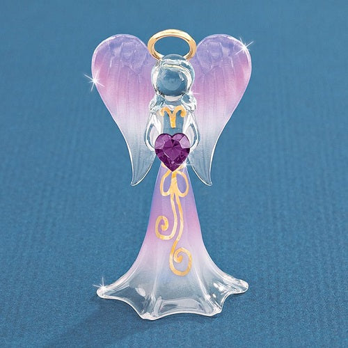 Glass Baron Lavender Angelique with Crystal