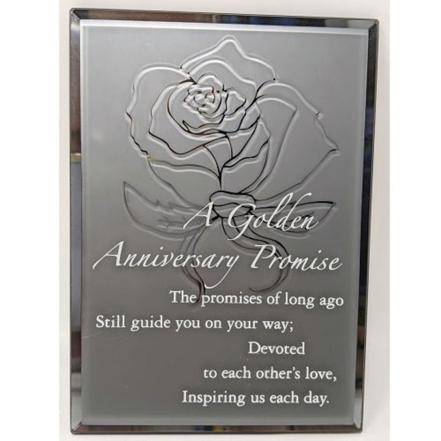 Golden Anniversary 5x7 Plaque