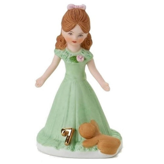 Growing Up Brunette Age 7