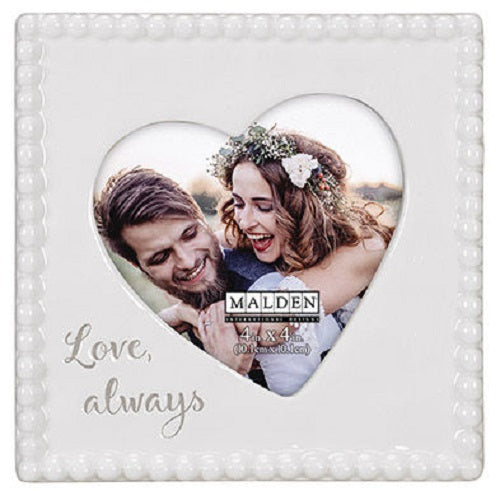 Malden "Love, always" Ceramic Beaded Frame