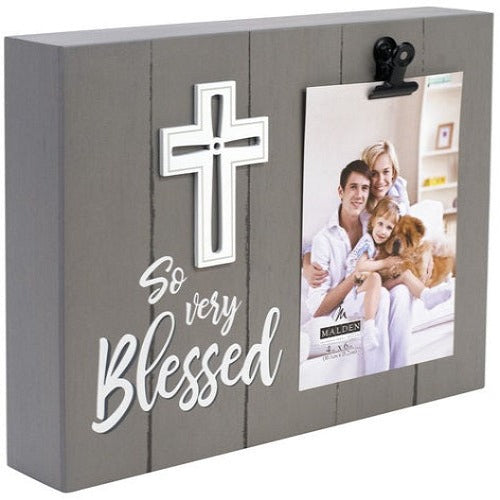 Malden "So very Blessed" Clip Photo Frame