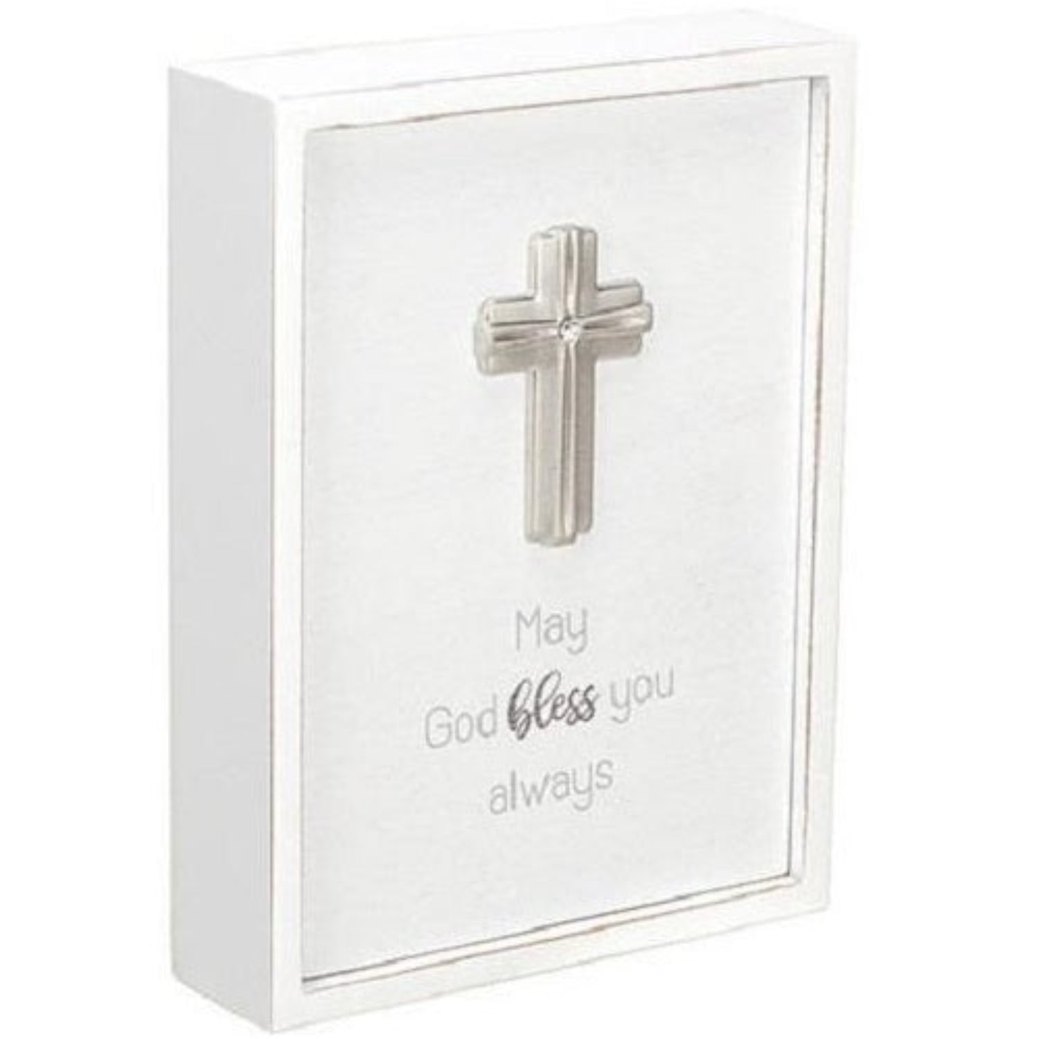 Malden "May God bless you always" Wood Plaque