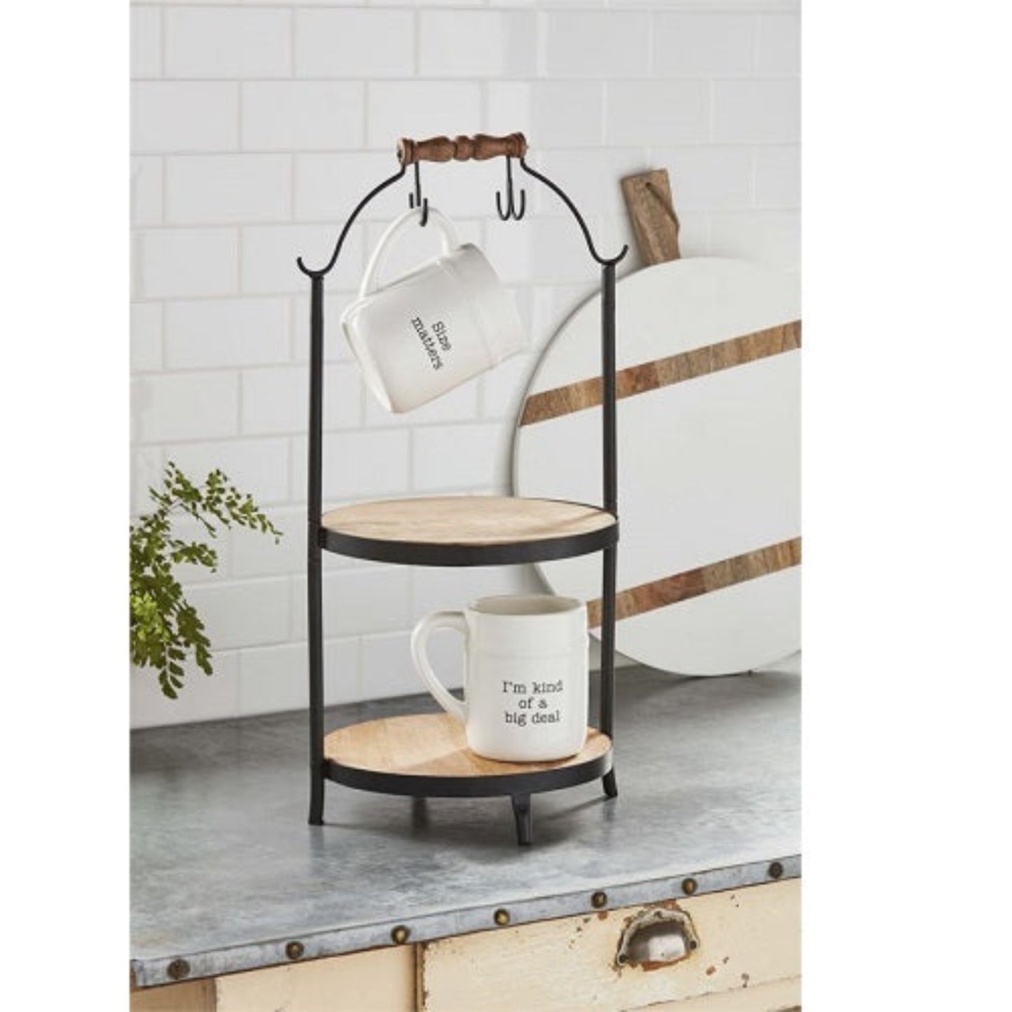 Mud Pie Mug Stand Server