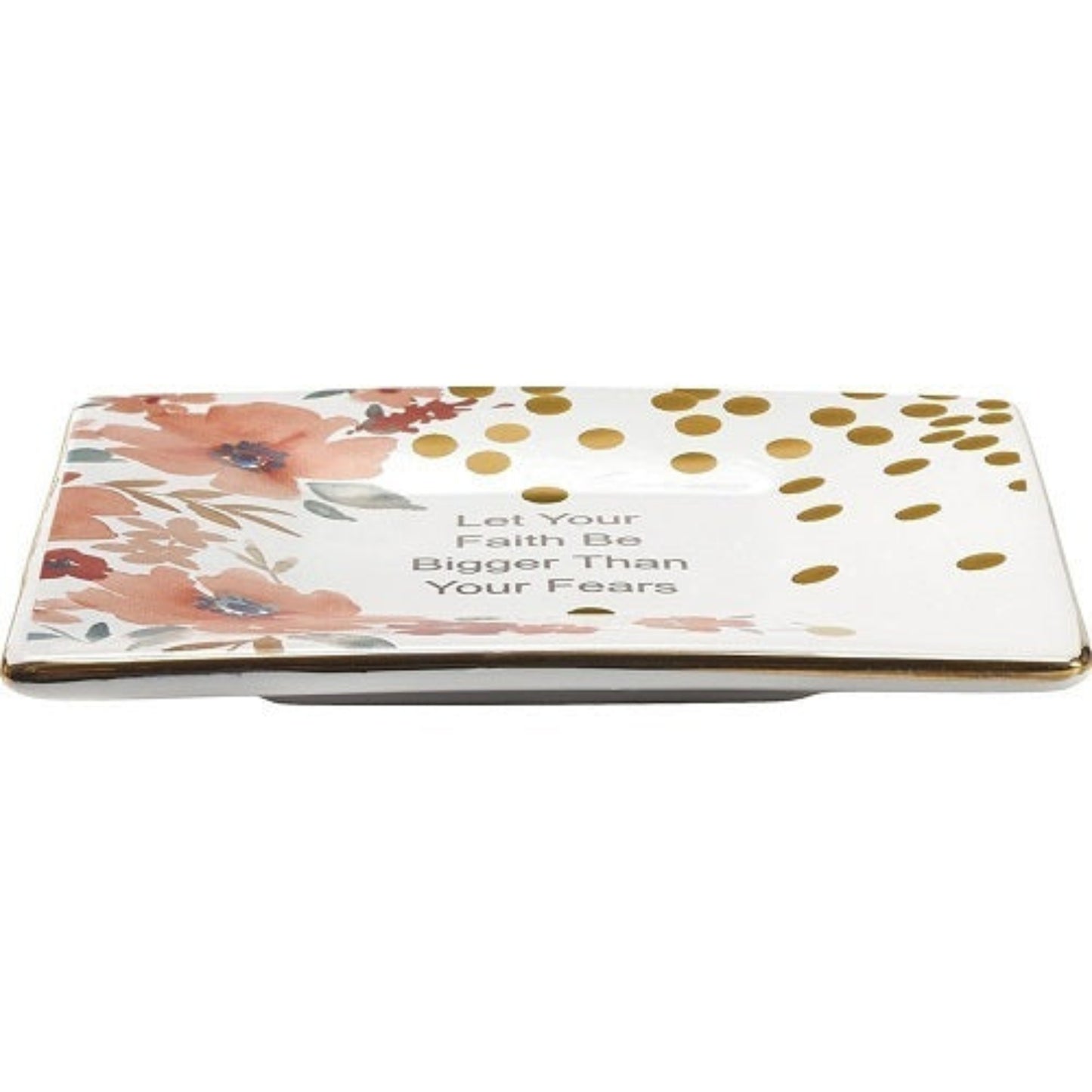 Precious Moments Let Your Faith Be Bigger Than Your Fears Tray