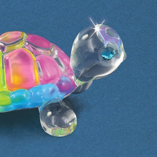 Turtle Figurine Rainbow Snow Cone