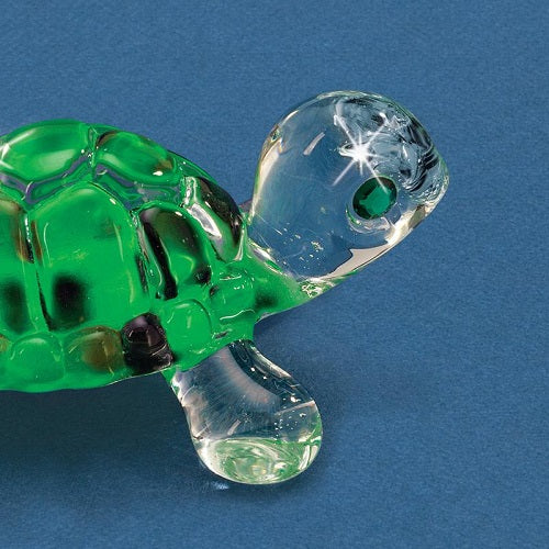Glass Baron Turtle Figurine