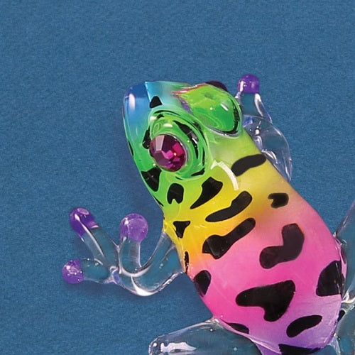 Glass Baron Frog Figurine