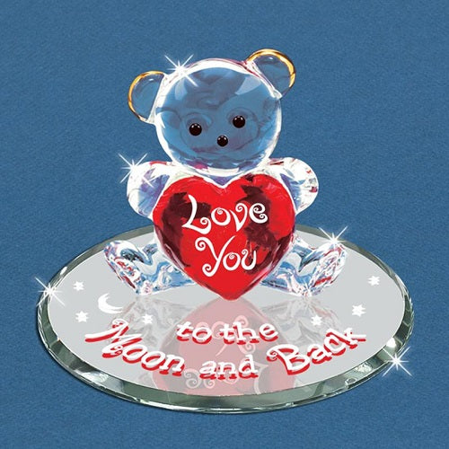 Glass Baron Bear "Love You to the Moon and Back"
