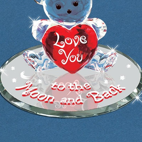 Glass Baron Bear "Love You to the Moon and Back"