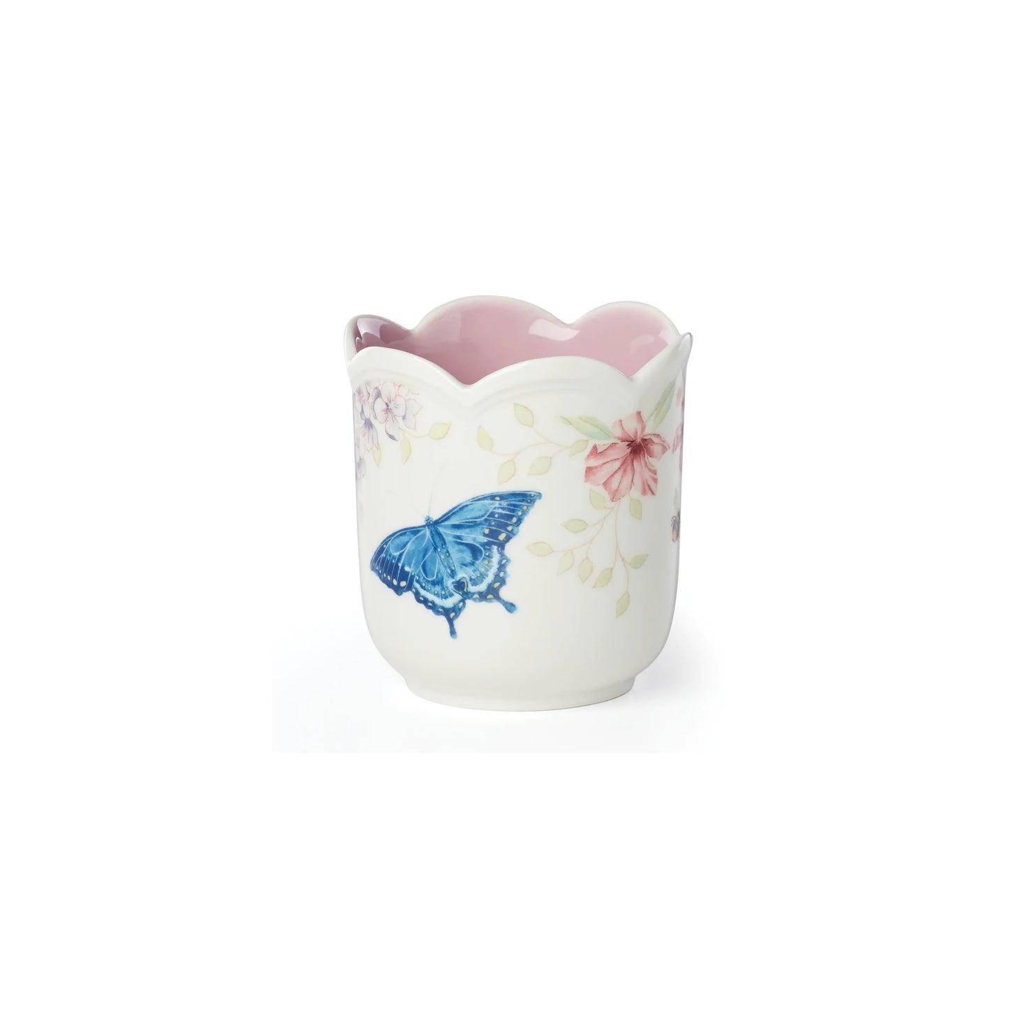 Butterfly Meadow Lilac Linen Candle by Lenox