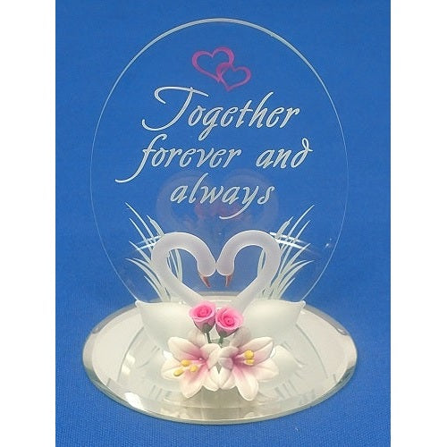Glass Baron Swans "Forever & Always"