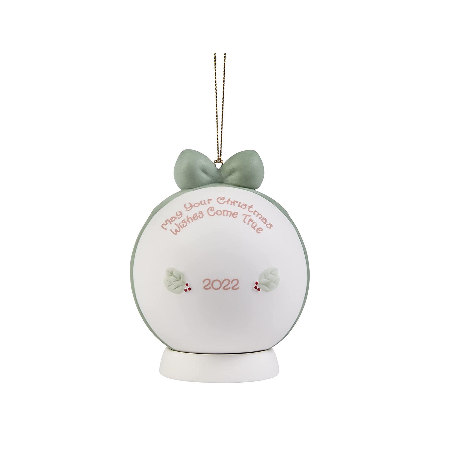 Precious Moments May Your Christmas Wishes Come True 2022 Dated Ball Ornament