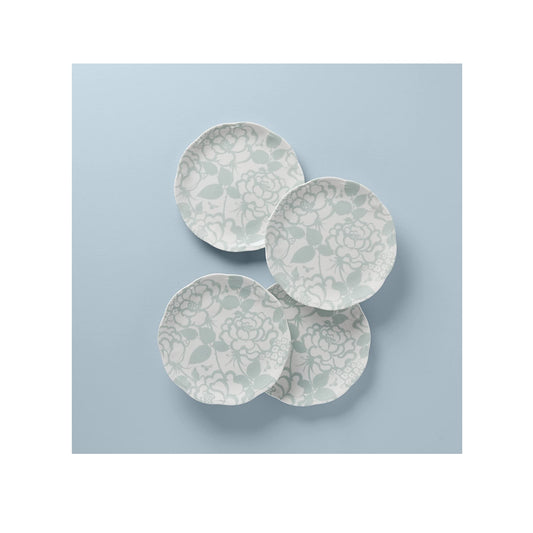 Butterfly Meadow Cottage 4-Piece Accent Plates by Lenox
