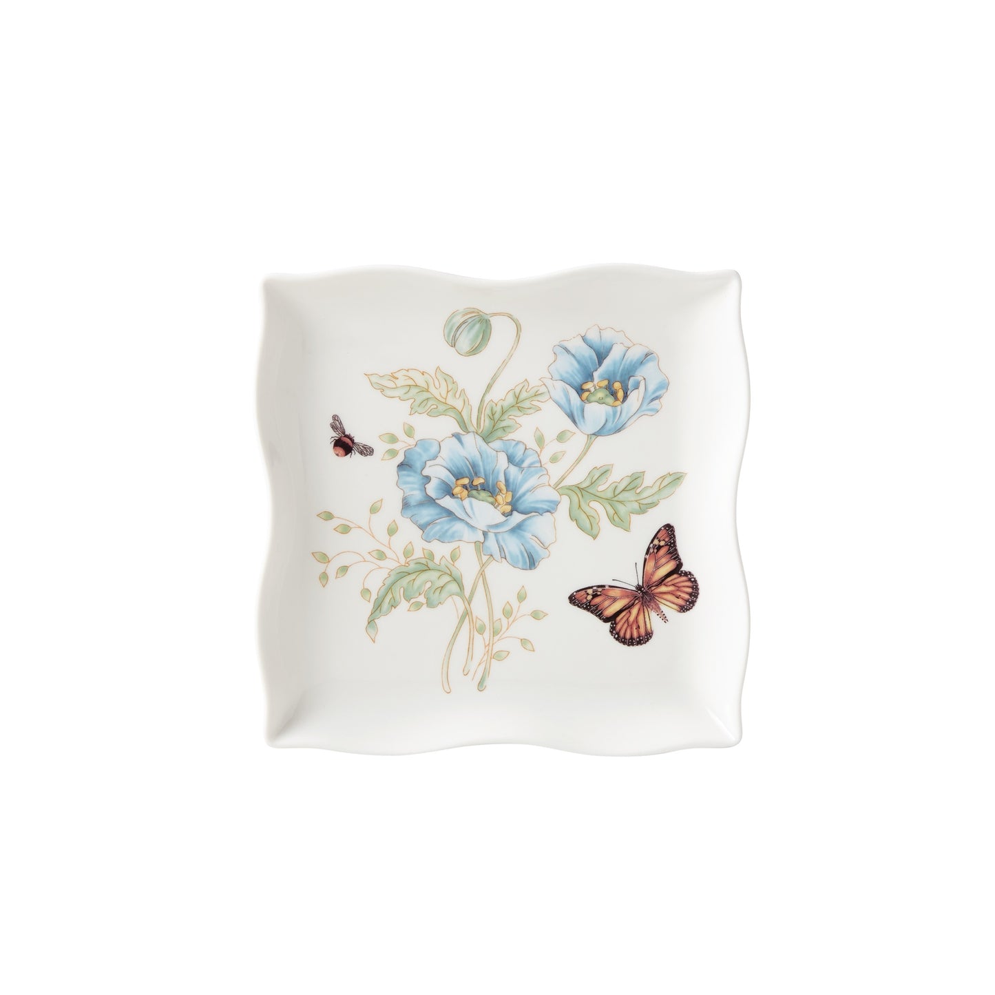 Butterfly Meadow Square Dish 6"
